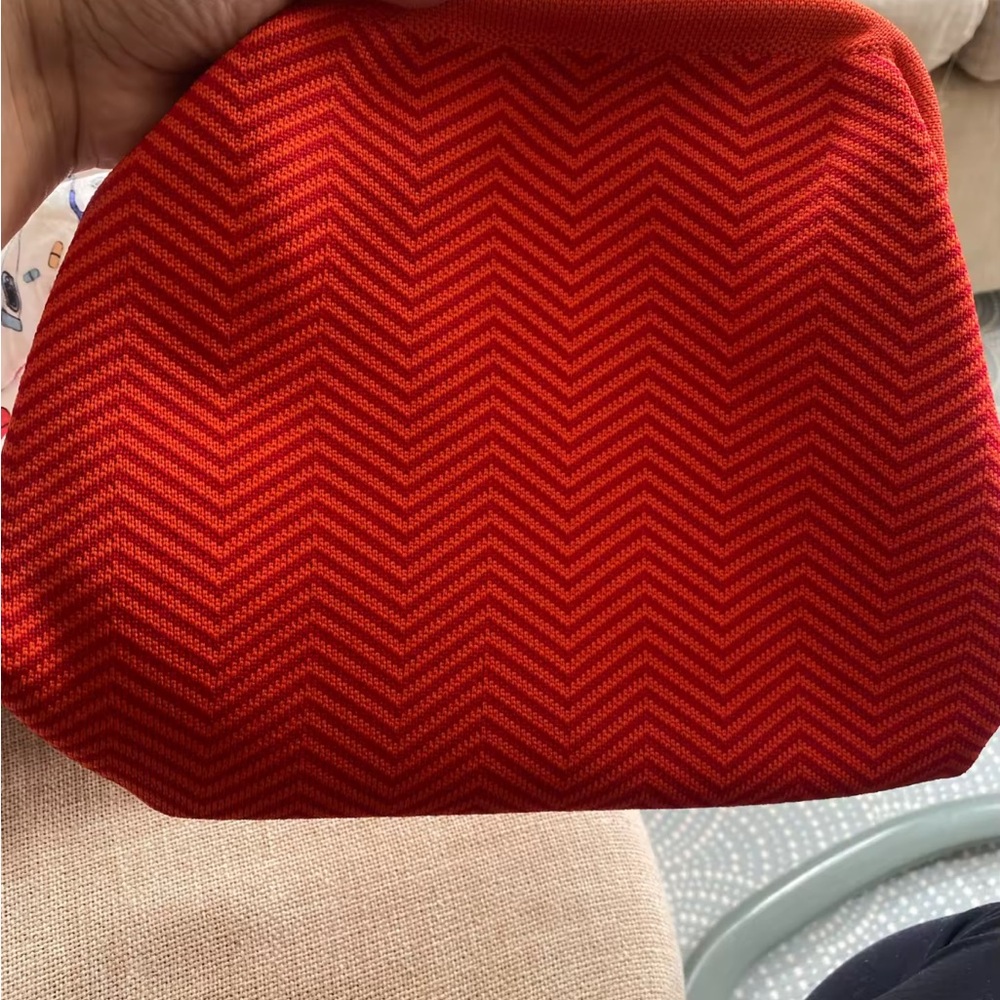 Red Chevron Patterned Bag - Picture 2 of 4